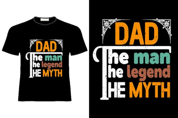 Design de camiseta do dia dos pais ou design de camiseta do dia dos pais ou camiseta de tipografia ou feliz dia dos pais
