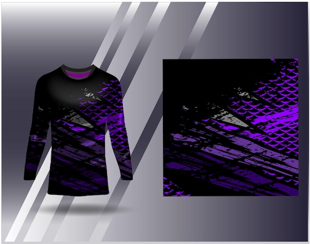 Design de camiseta esportiva com textura abstrata para jogos de futebol de corrida, jogos de motocross, ciclismo