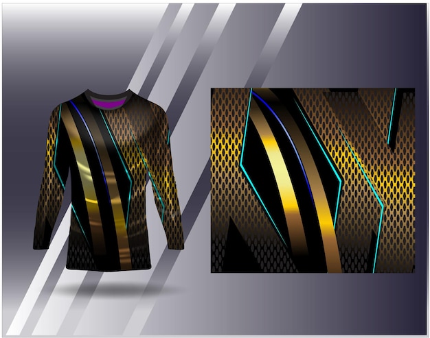 Design de camiseta esportiva com textura abstrata para jogos de futebol de corrida, jogos de motocross, ciclismo