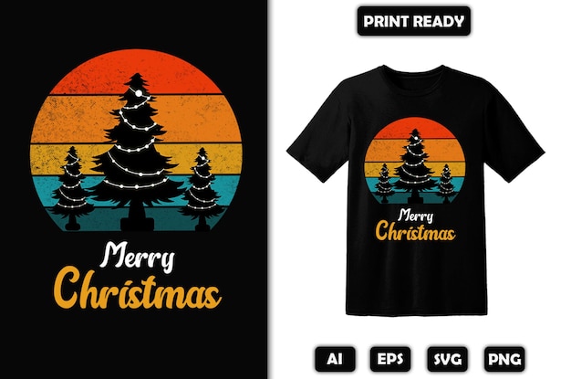 design de camiseta feliz natal