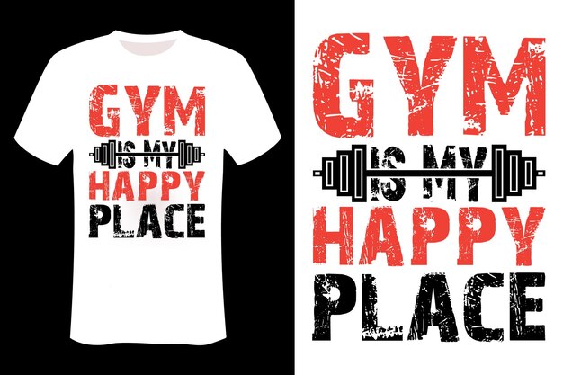 Design de camiseta gymfitness