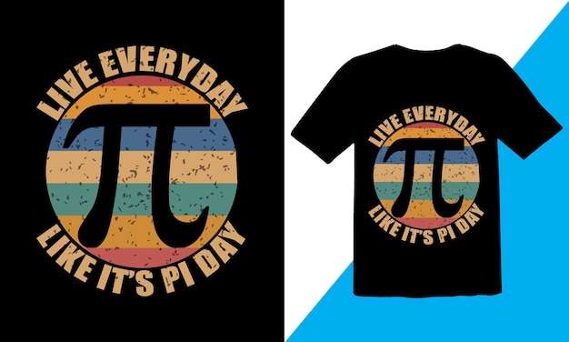 Vetor design de camiseta happy pi day, dia do pi 2023, matemática, camiseta do professor elementar, design de tipografia para o dia do pi,