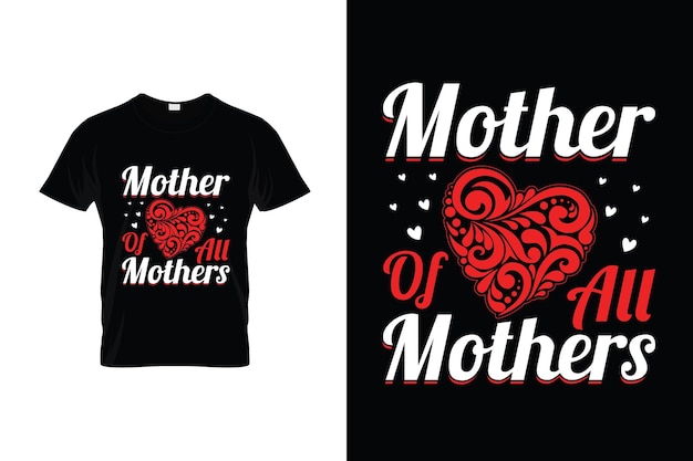 Design de camiseta mãe dia das mães cita tipografia para camiseta pôster camiseta mãe