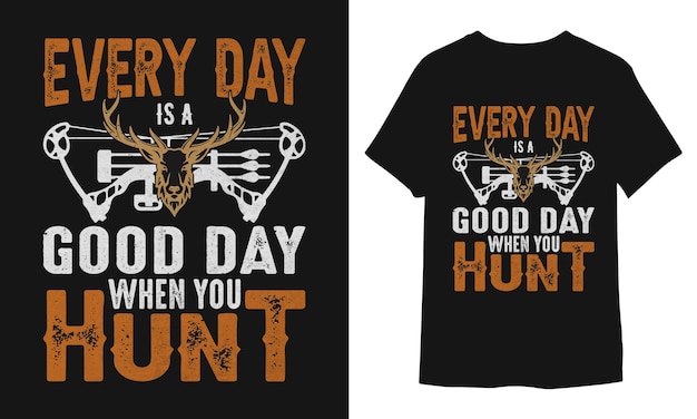 Design de camiseta ou design de pôster ou design de camiseta de tipografia caça tshirt design caça