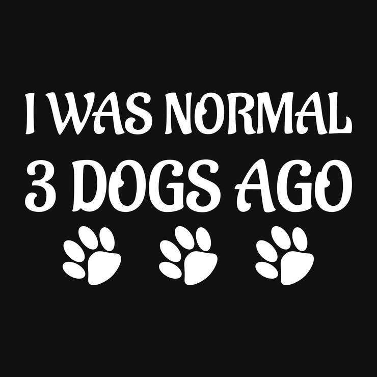 Vetor design de camiseta para cachorro