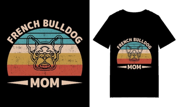 Vetor design de camiseta para mãe de cachorro