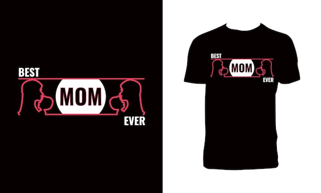 Design de camiseta super mom vector