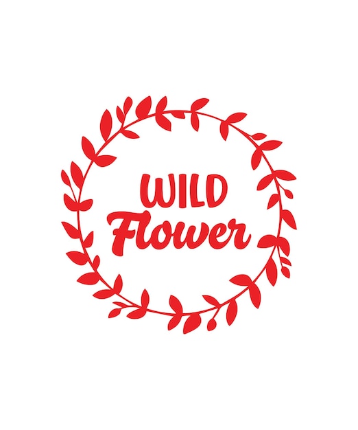 Design de camiseta svg com flores