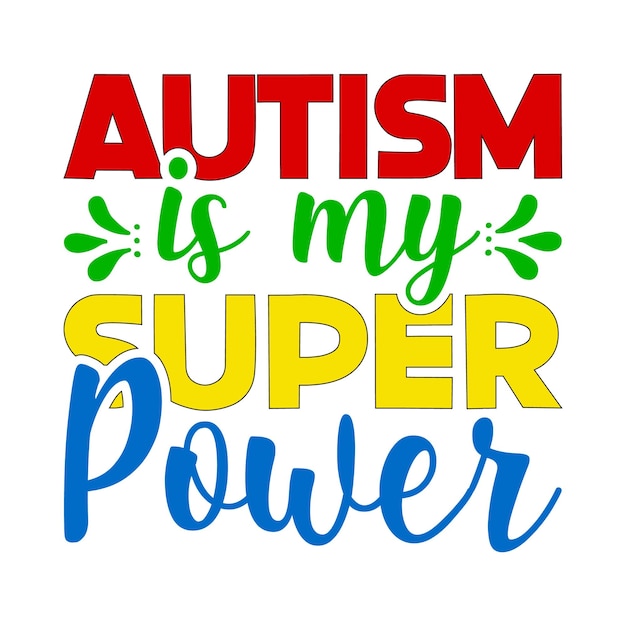 Design de camiseta SVG de autismo Design de camiseta SVG de autismo