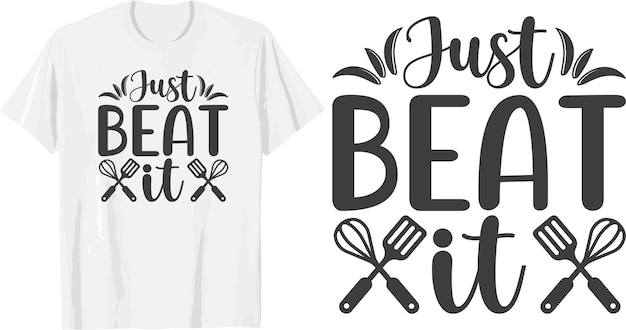 Vetor design de camiseta svg de cozinha