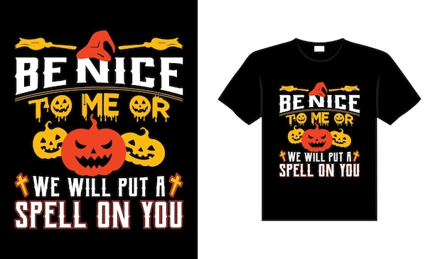 Design de camiseta vintage de horror de halloween, design de tipografia de gráficos vetoriais de modelo de impressão assustador