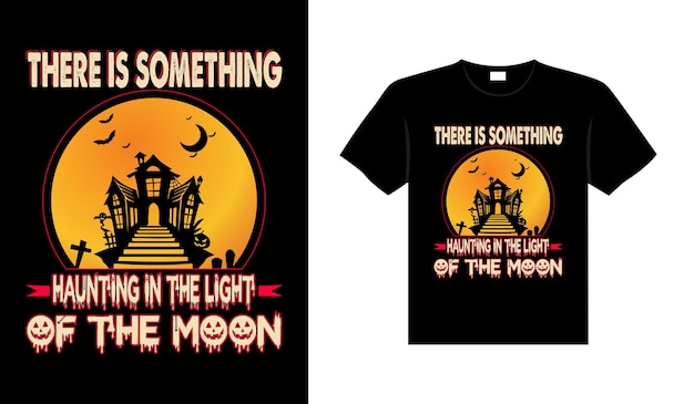 Design de camiseta vintage de horror de halloween, design de tipografia de gráficos vetoriais de modelo de impressão assustador