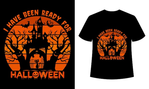 Vetor design de camisetas de halloween