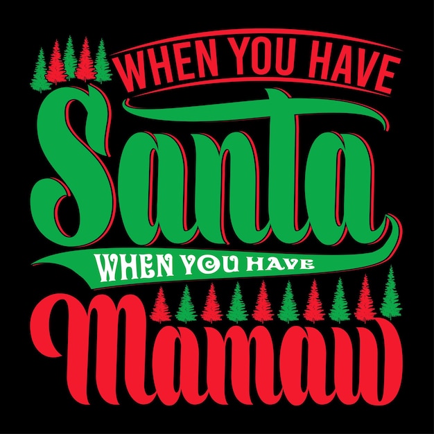 Design de camisetas de natal