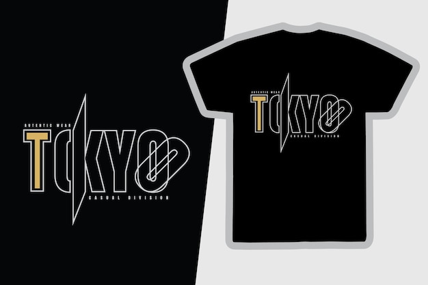 Design de camisetas e roupas de tóquio