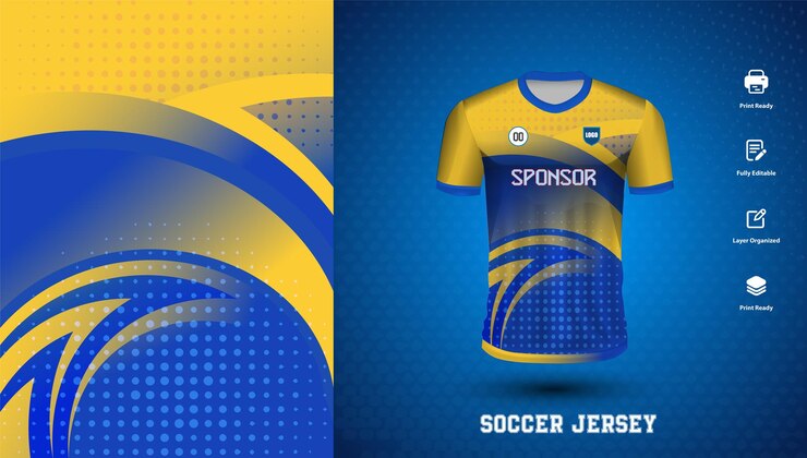Vetor design de camisola de futebol vetorial para sublimação ou design de camisola esportiva para futebol de críquete