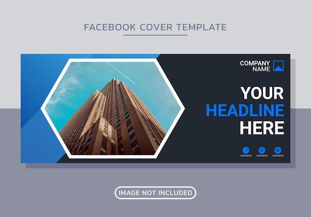 Design de capa de facebook corporativo de negócios