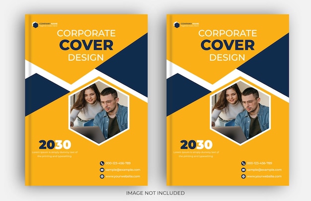 Design de capa de livro corporativo profissional moderno