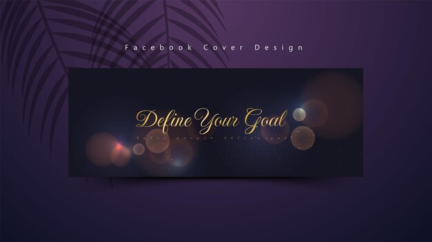 Vetor design de capa do facebook