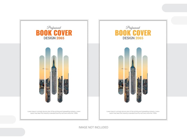 Vetor design de capas de livros corporativos de alta qualidade