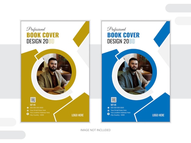 Vetor design de capas de livros corporativos de alta qualidade