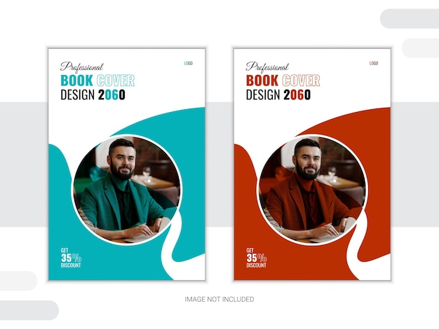 Design de capas de livros corporativos de alta qualidade