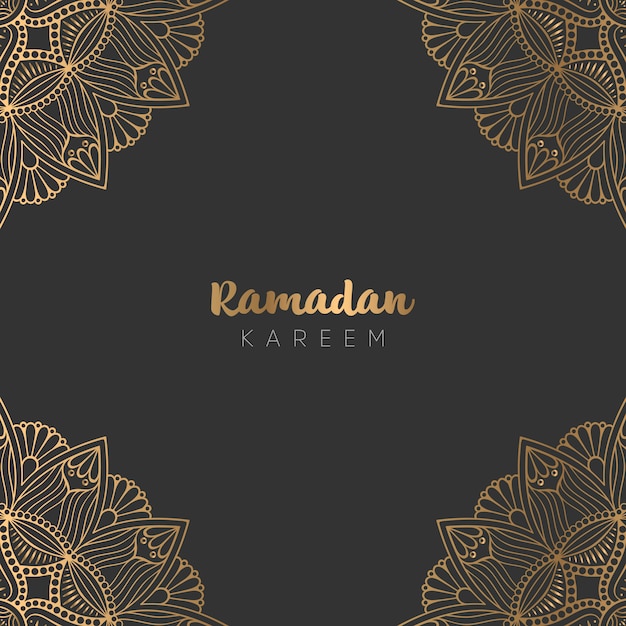 Design de cartão bonito ramadan kareem