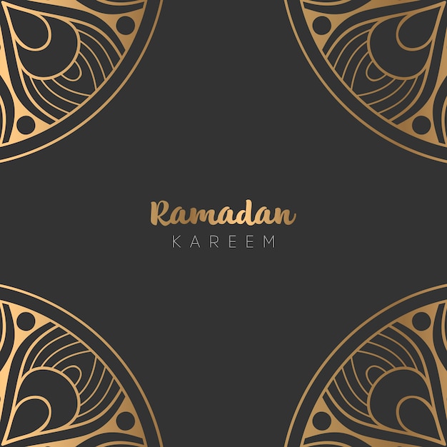 Design de cartão bonito ramadan kareem