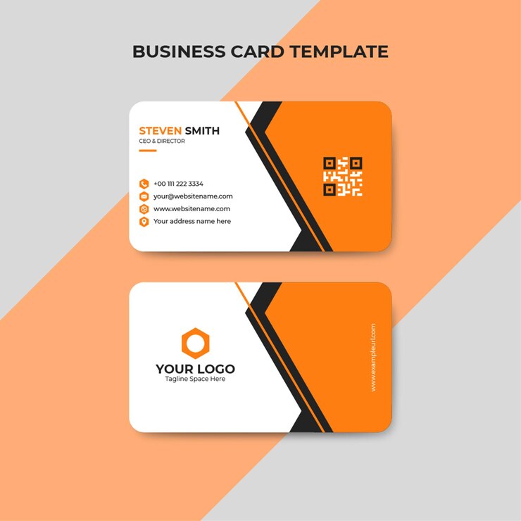 Design de cartão de visita criativo