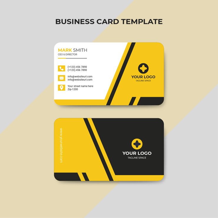 Design de cartão de visita criativo