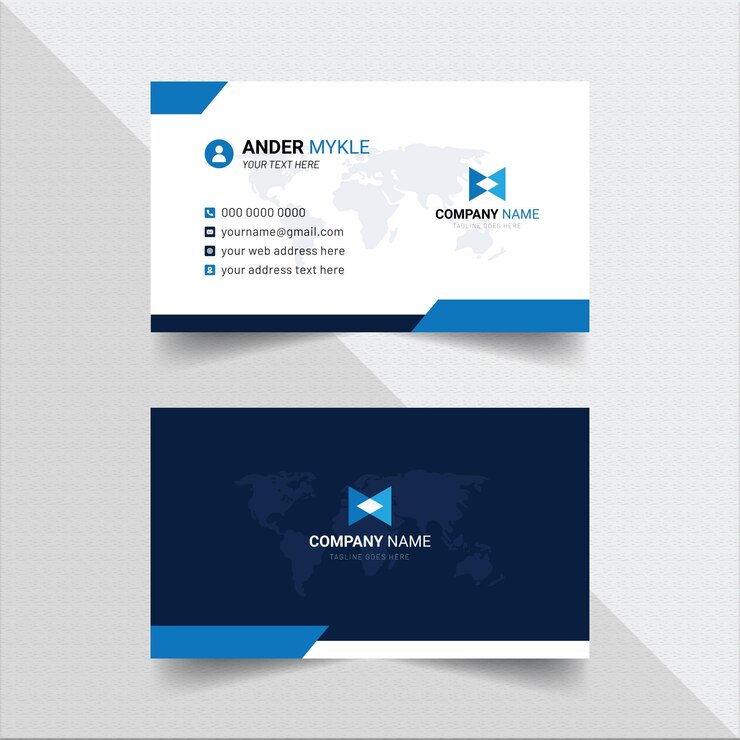 design de cartão de visita criativo