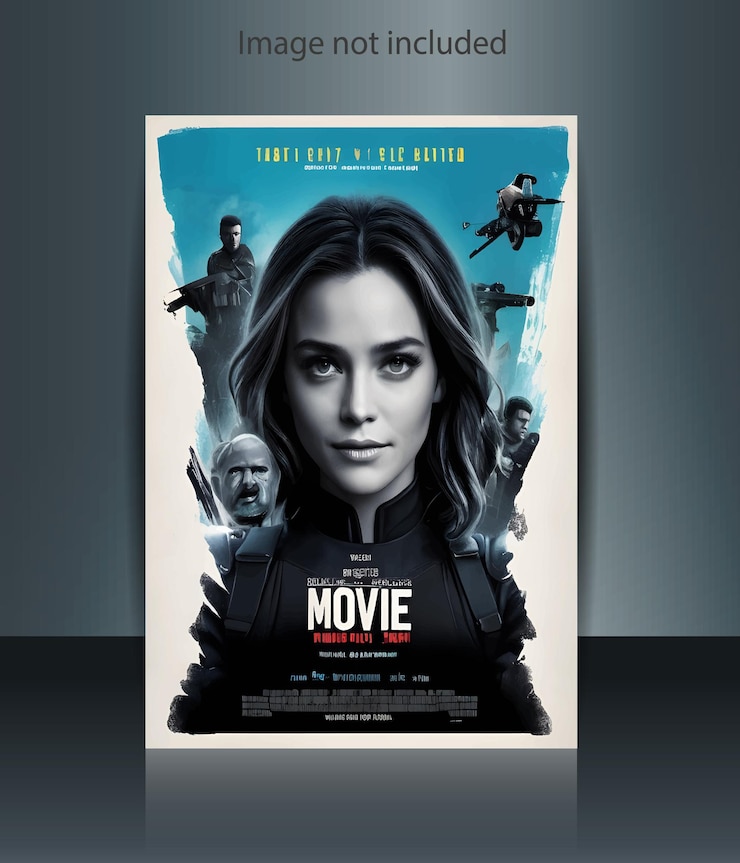 Vetor design de cartazes de filmes