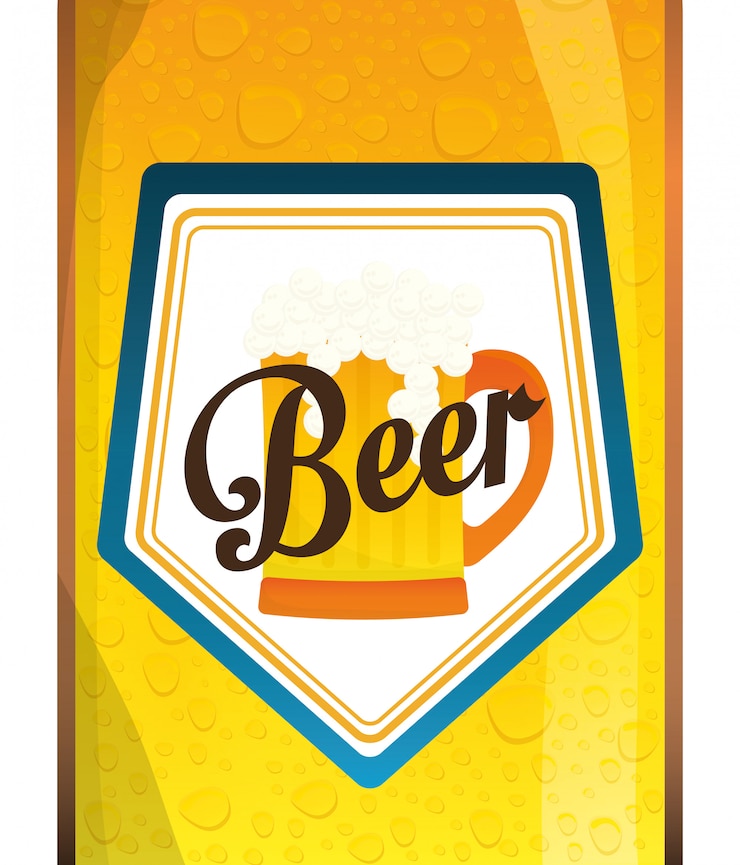 Vetor design de cerveja