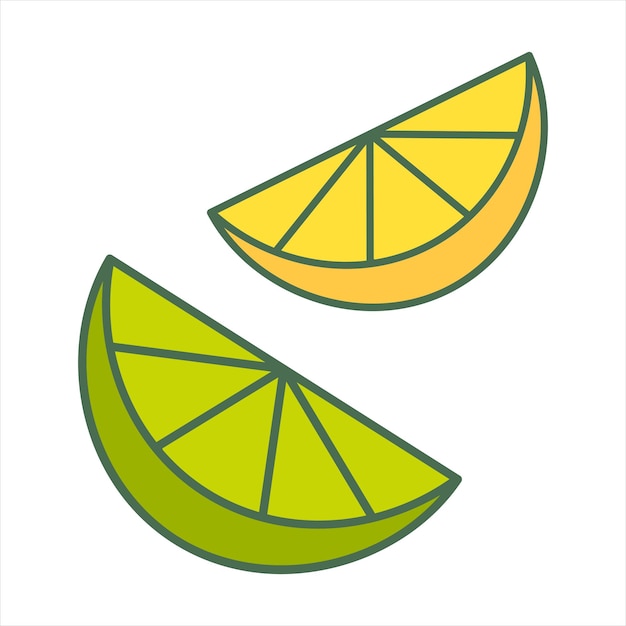 Vetor design de clipart de limão