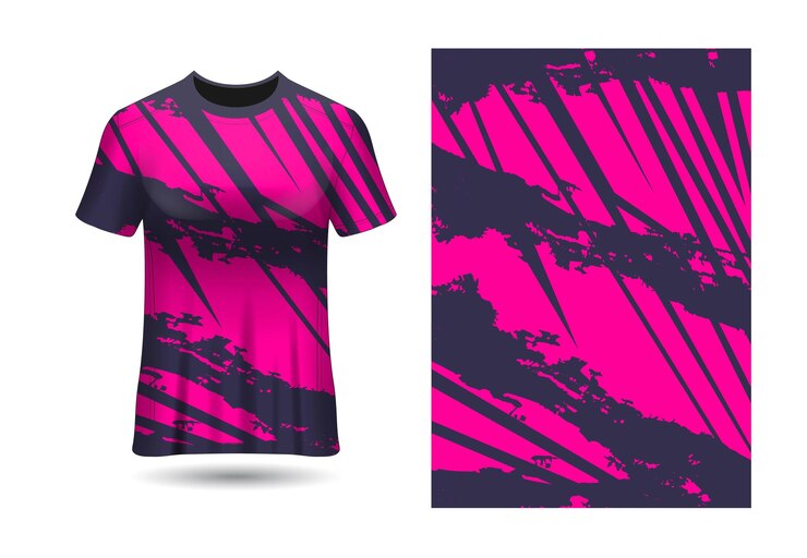 Vetor design de corrida de textura de jersey esportivo para ciclismo de motocross de jogos de corrida vetor grátis