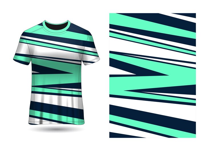 Vetor design de corrida de textura de jersey esportivo para ciclismo de motocross de jogos de corrida vetor grátis