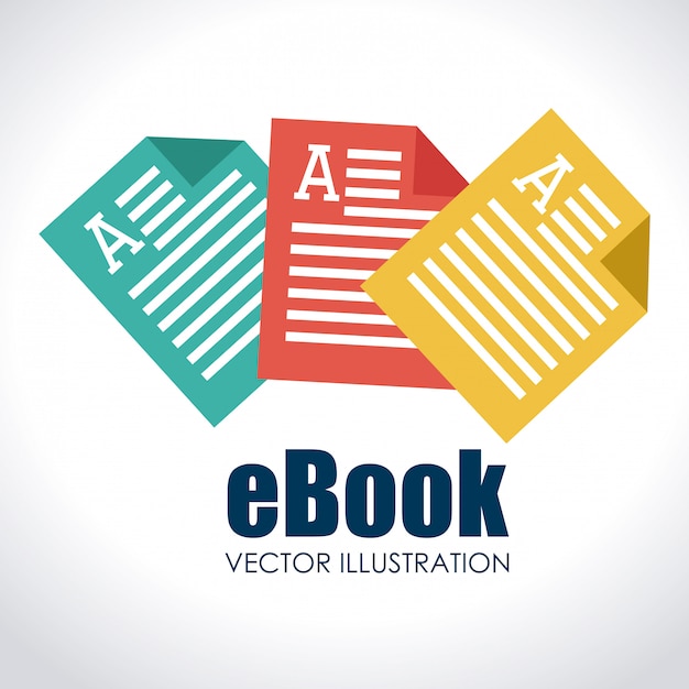 Vetor design de ebook