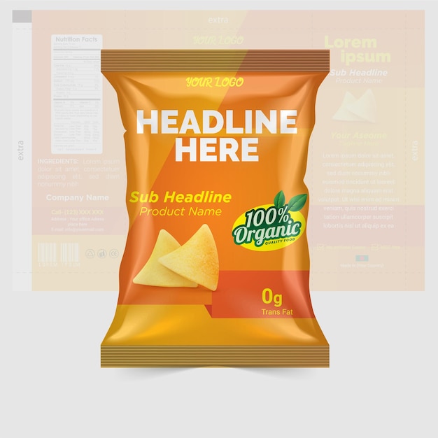 Design de Embalagens de Batata Frita para sua Empresa