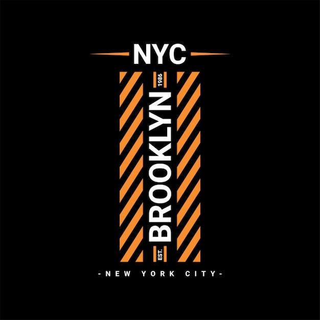 Design de escrita do brooklyn, adequado para serigrafia de camisetas, roupas, jaquetas e outros