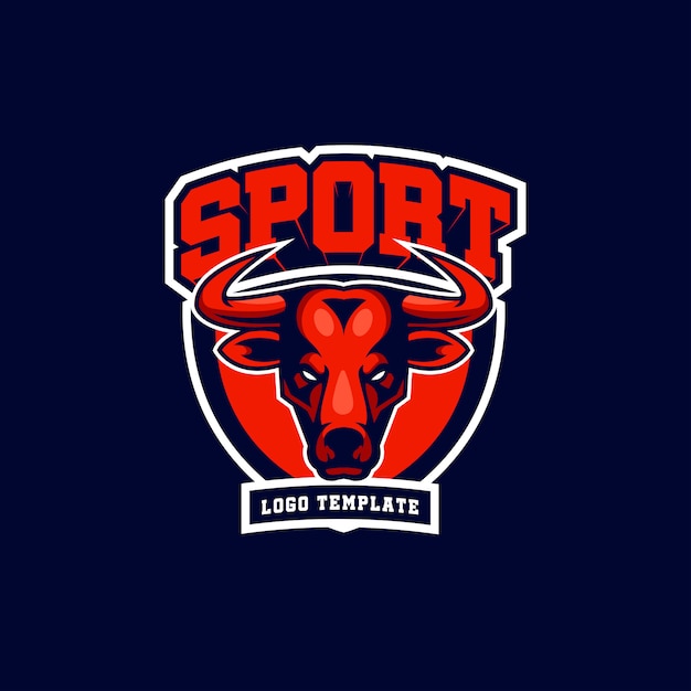 design de esporte de touro