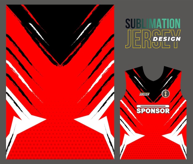 Design de esportes de camisa vetorial para motocross de jogos de futebol de ciclismo de corrida