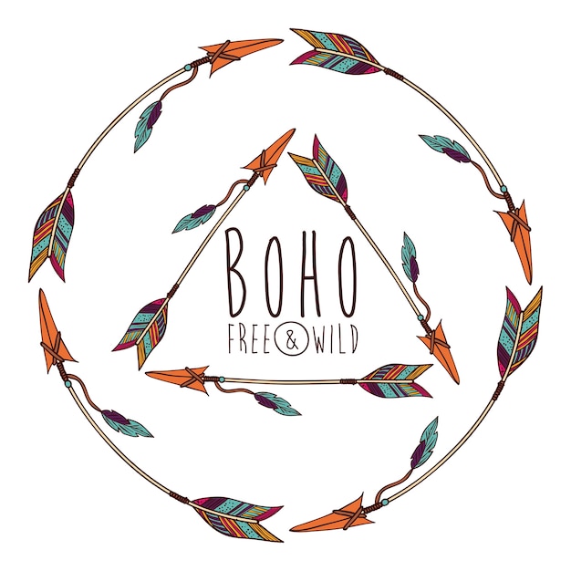 Design de estilo boho