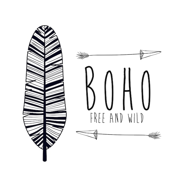 Design de estilo boho