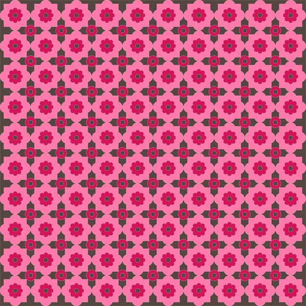 Design de estilo oriental de fundo geométrico rosa