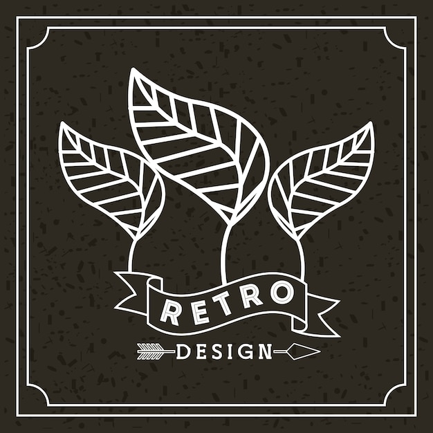 Design de estilo retro