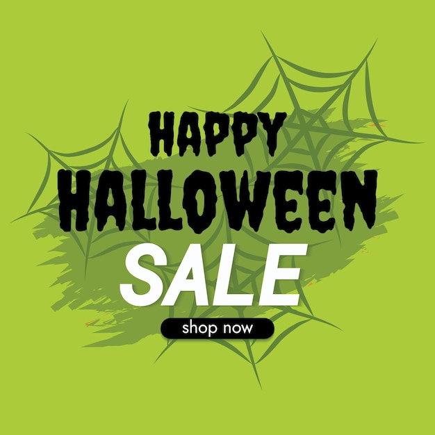 design de folheto de promoção de venda de Halloween