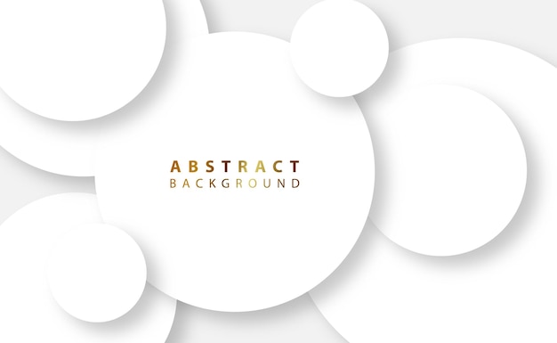 Design de forma de círculo de bolhas de fundo elegante abstrato moderno