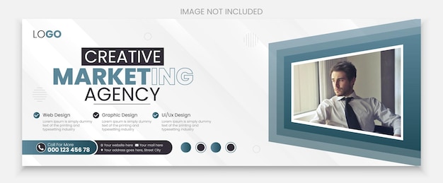 Design de foto de capa do Facebook corporativo e empresarial ou design de banner da web