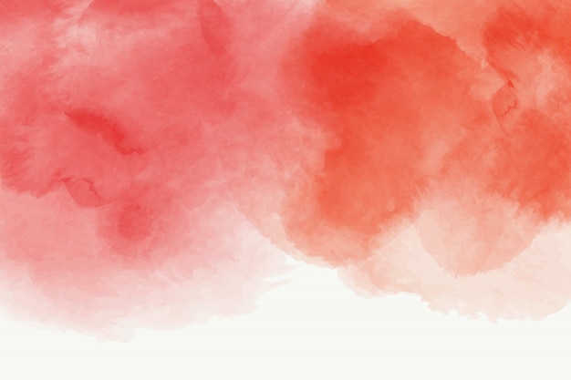 Vetor design de fundo abstrato aquarela vermelho