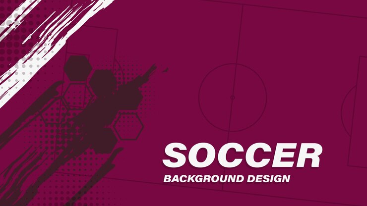 Vetor design de fundo abstrato de futebol adequado para evento esportivo ou jogo de torneio